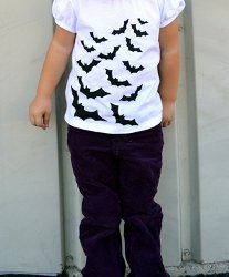 No Sew Bat Shirt