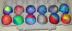 How to Tie Dye Easter Eggs