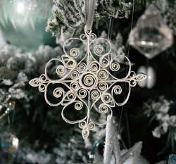 Intricate Quilled Snowflake