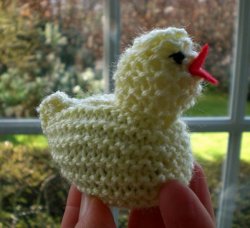 Knitted Easter Chick