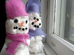 No-Melt Snowmen