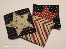 Patriotic Star Coasters Tutorial