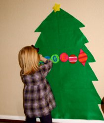 Playtime Felt Christmas Tree