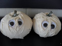 Silly Mummy Pumpkins