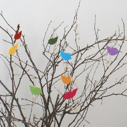 Spring Felt Birds