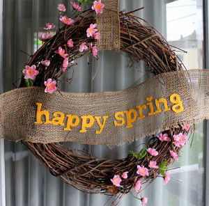 Simple Spring Wreath