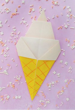 Ice Cream Origami