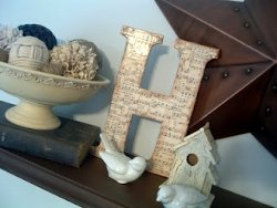 Thrifty Music Sheet Monogram 