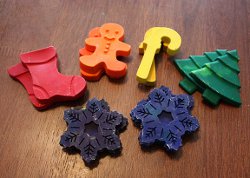 Winter Holiday Crayons