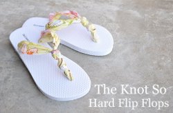 The Knot So Hard Flip Flop DIY