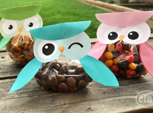 Free Paper Owl Treat Pouch