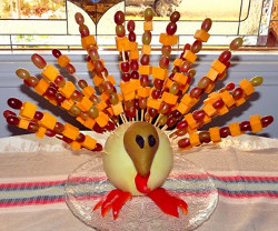 Fruit and Cheese Turkey