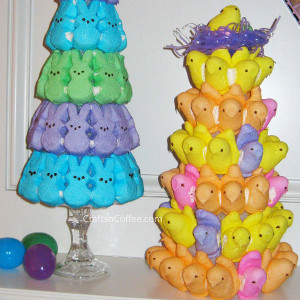 Fluffy Easter Tree