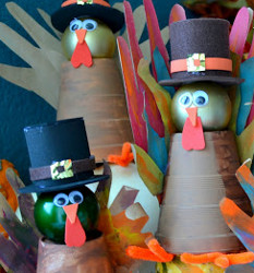 Spiffy Styrofoam Cup Turkeys