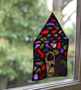 Stained Glass Suncatcher Cling