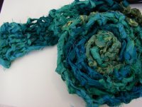 45 min Recycled Sari Ribbon Scarf