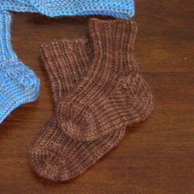 Free Knitting Patterns For Baby Socks On Two Needles