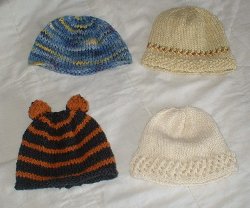 4 Easy Newborn Hats