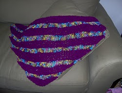 Drop Knit Shawl