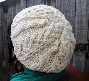 Slouchy Snow White Hat