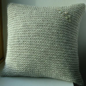 Vintage Buttons Pillow Cover