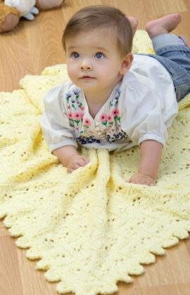 Eyelet Baby Blanket