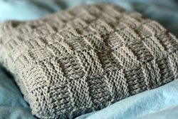 Basketweave Baby Blanket