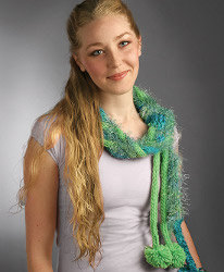 Knit Braided Tube Scarf
