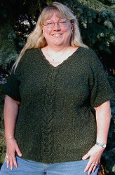 Knit Cabled Tee