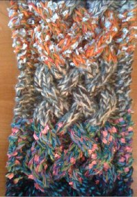 Celctic Cable Scarf