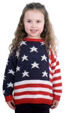 4th of July Child Flag Sweater