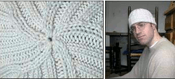 Knit Cashmere Ribbed Hat