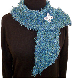 Knit Crossover Scarf