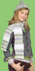 Knitted Hat and Scarf