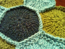 Loom Knit Granny Round | AllFreeKnitting.com