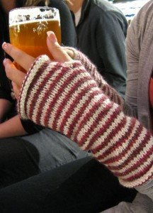 Peppermint Patty Mitts