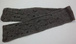 Knit Knobbly Felted Scarf