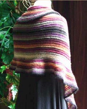 Rainbow Afternoon Shawl