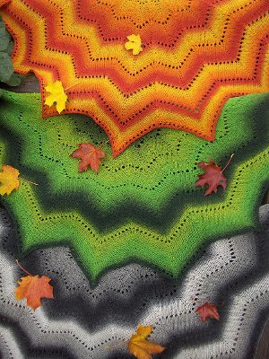 Northern Lights Shawl
