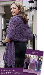 Knitted Andean Shawl