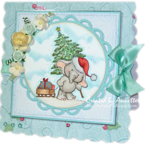 An Elephant Never Forgets Christmas Card 