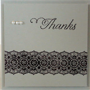 Clean and Simple Thank You Card