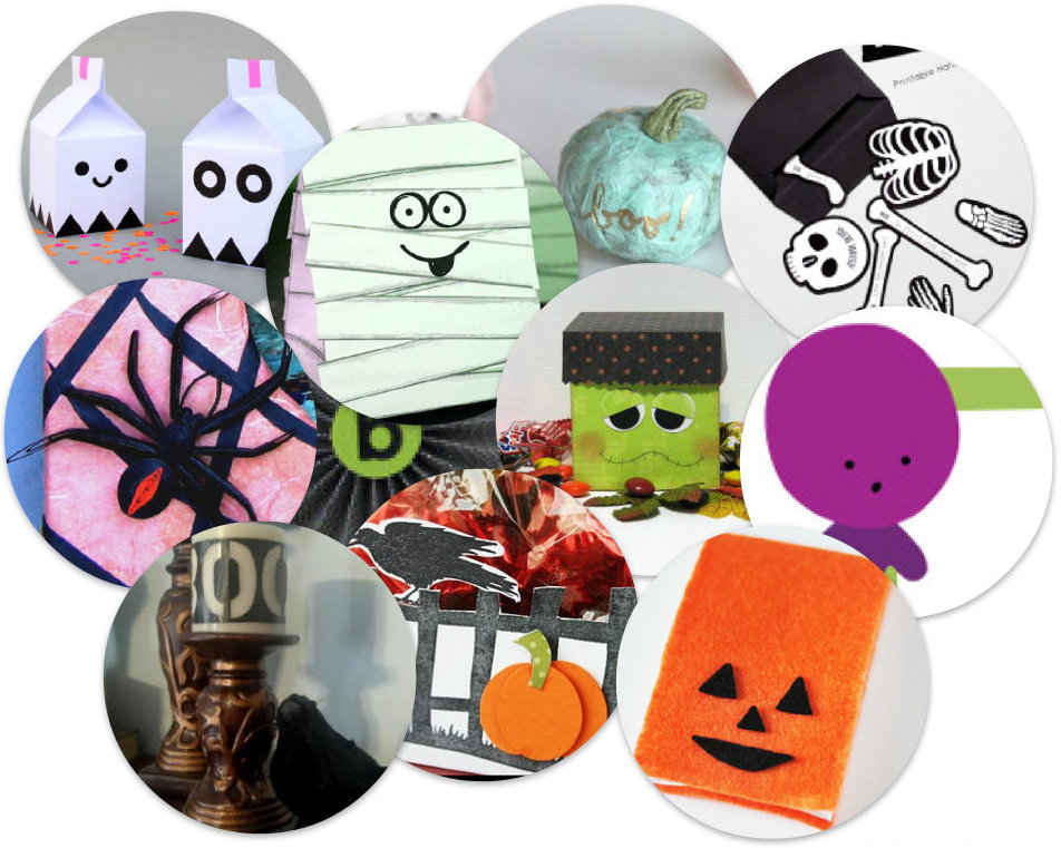 Halloween Party Ideas: 12 Halloween Paper Crafts | AllFreePaperCrafts.com