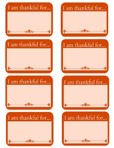 I Am Thankful For Printable Activity | AllFreePaperCrafts.com