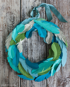 Ruffle Your Feathers Wreath 