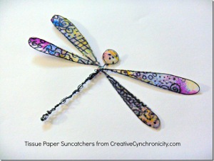 Tissue Paper Dragonfly