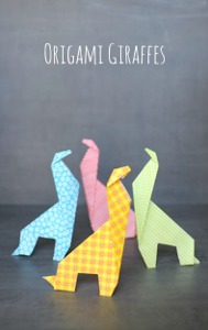 Awesome Origami Giraffes 
