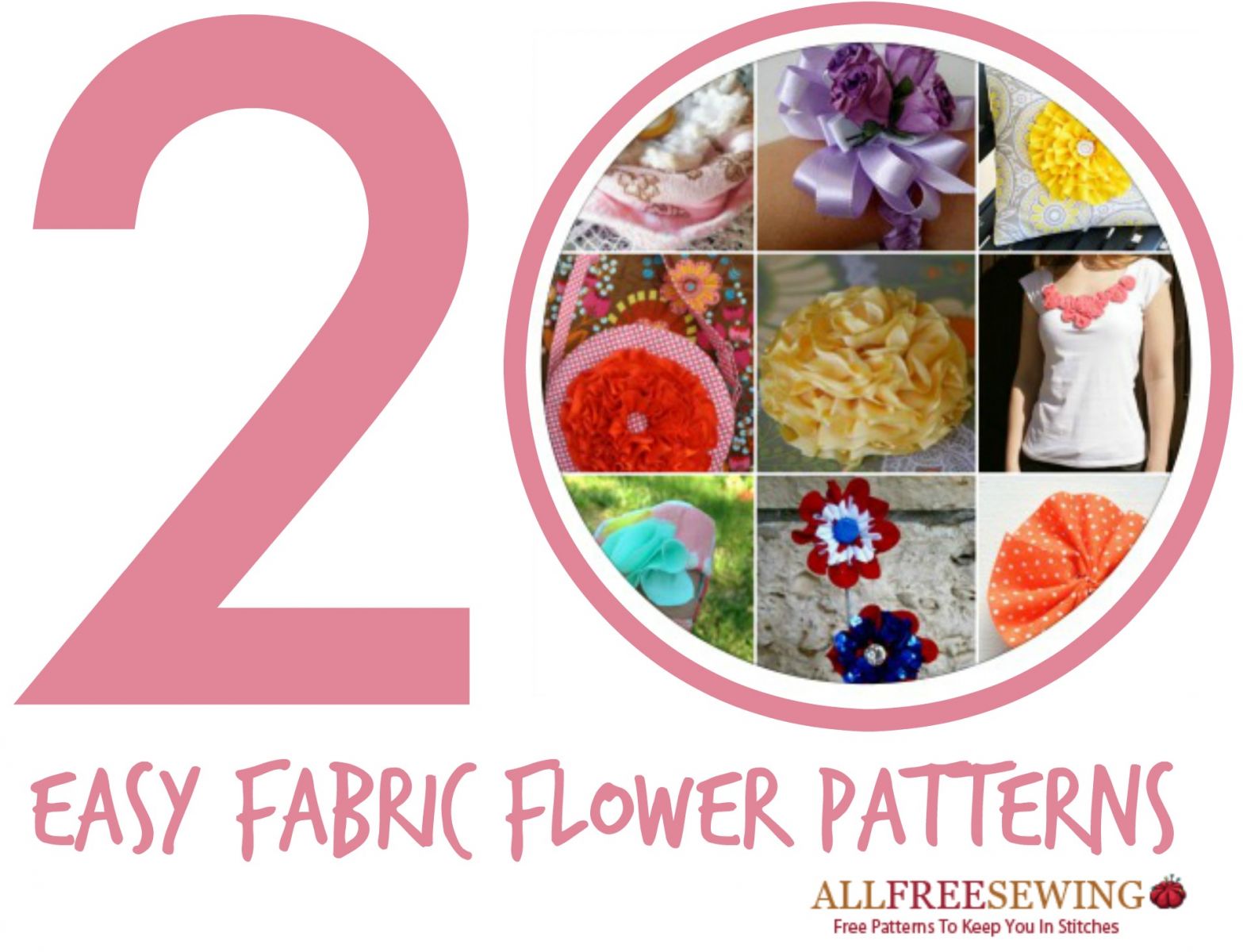 25 Easy Fabric Flower Patterns