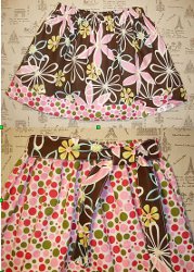 A 15-minute Girly (Big Sister-Li'l Sister) Skirt Tutorial