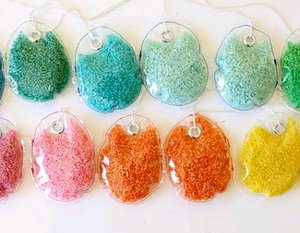 Colored Rice Easter Eggs